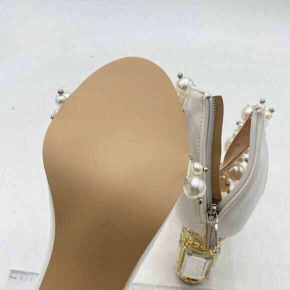 FSJ Women Open Toe Stylish Sandal Ankle Strap Chunky Block High Thick Heels - Picture 6 of 8